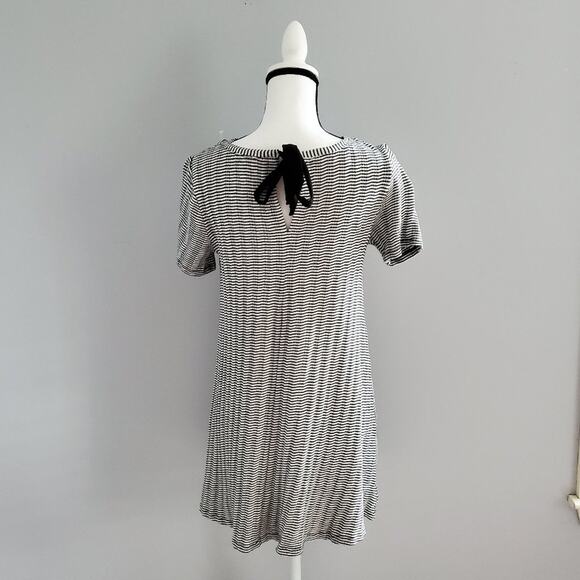 LOFT Short Sleeve Striped Tent Dress Size XS - Picture 2 of 9